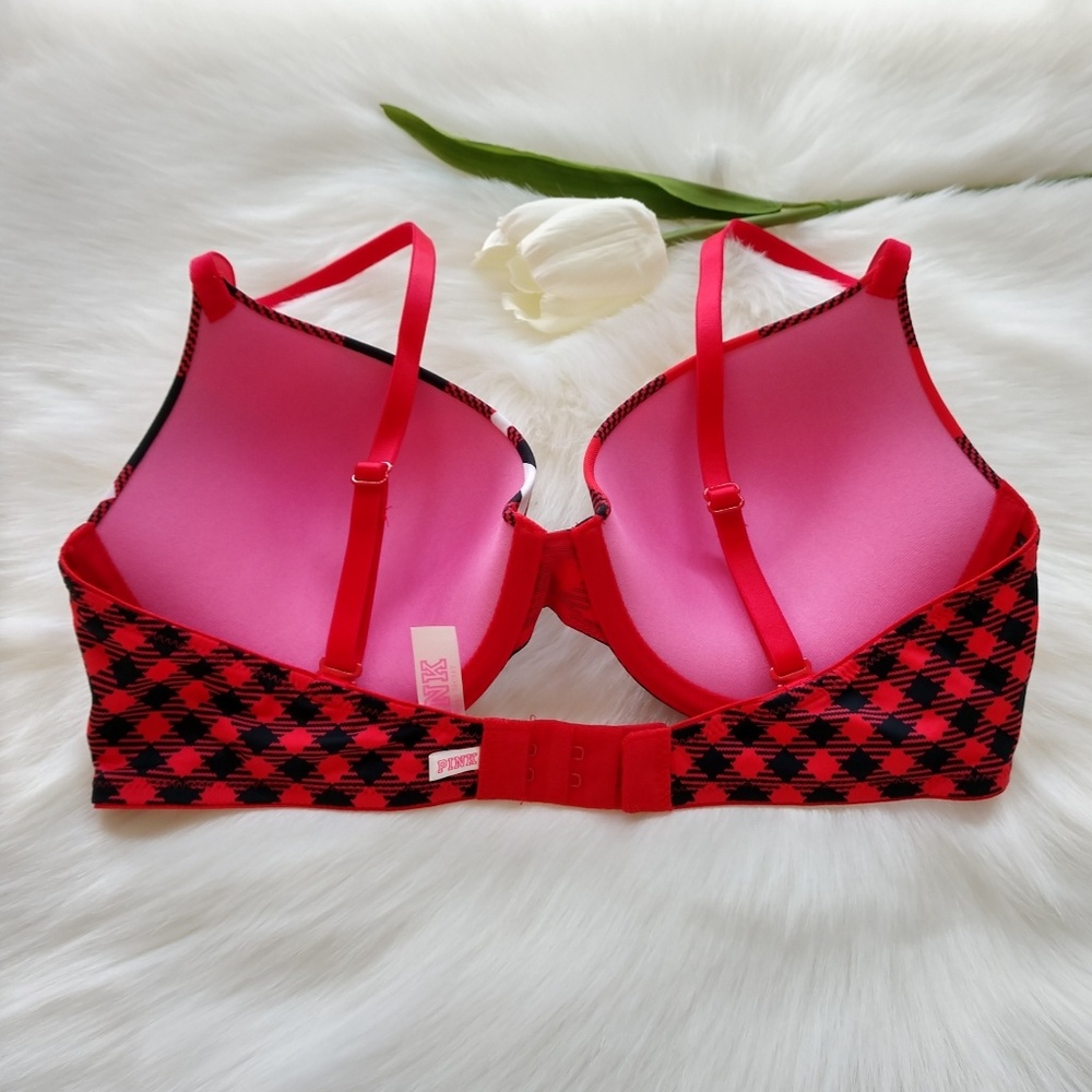 Size 34C🌺PINK VICTORIA'S SECRET PUSH-UP BRA - Picture 4 of 5